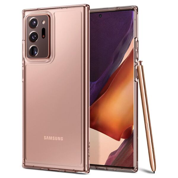 Spigen Galaxy Note 20 Ultra ile Uyumlu Kılıf Ultra Hybrid Crystal Bronze