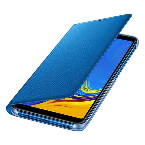 Galaxy A7 2018 ile Uyumlu Wallet Cover Kılıf Mavi EF-WA7500PLEGWW (Out)
