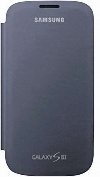 Galaxy S3 i9300 ile Uyumlu Flip Cover Kılıf EFC-1G6FBECSTD Siyah (Out)