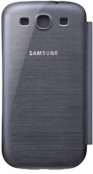 Galaxy S3 i9300 ile Uyumlu Flip Cover Kılıf EFC-1G6FBECSTD Siyah (Out)