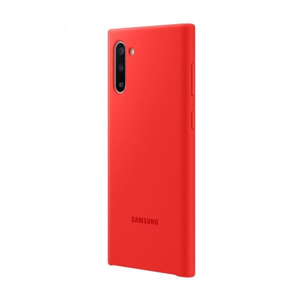 Galaxy Note 10 ile Uyumlu Silikon Kılıf Kırmızı EF-PN970TREGWW