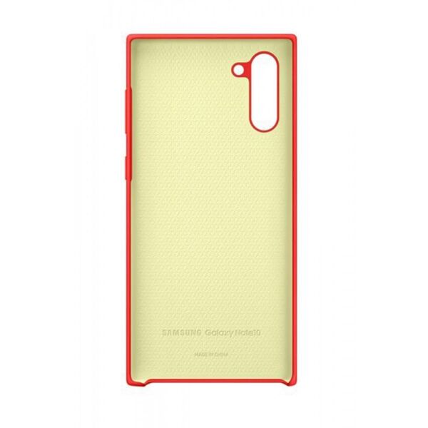 Galaxy Note 10 ile Uyumlu Silikon Kılıf Kırmızı EF-PN970TREGWW