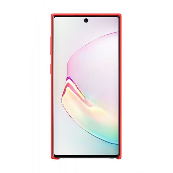 Galaxy Note 10 ile Uyumlu Silikon Kılıf Kırmızı EF-PN970TREGWW