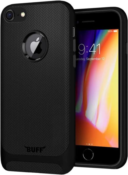 Buff iPhone 8 ile Uyumlu New Armor Kılıf Black