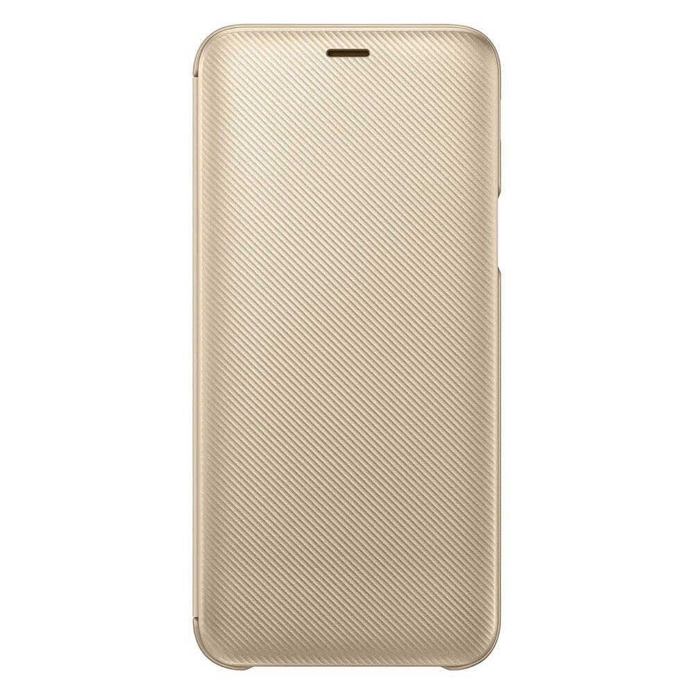 Galaxy J6 2018 ile Uyumlu Wallet Cover Kılıf Altın EF-WJ600CFEGWW (Out)