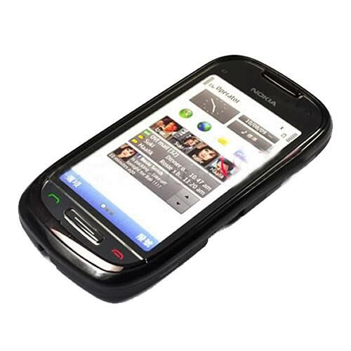 C7 ile Uyumlu Şeffaf Silikon Kılıf Siyah Renk