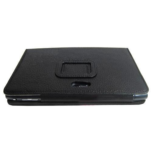 Acer A100 ile Uyumlu Standlı Deri Kılıf Siyah Renk