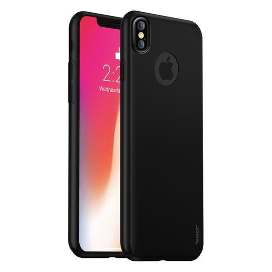 Buff iPhone X ile Uyumlu Slim Fit Kılıf Matte Black