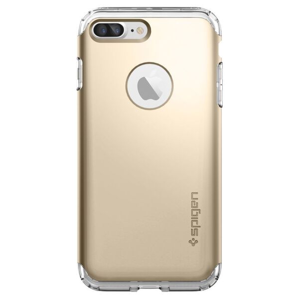 Spigen iPhone 7 Plus ile Uyumlu Kılıf Hybrid Armor Champagne Gold