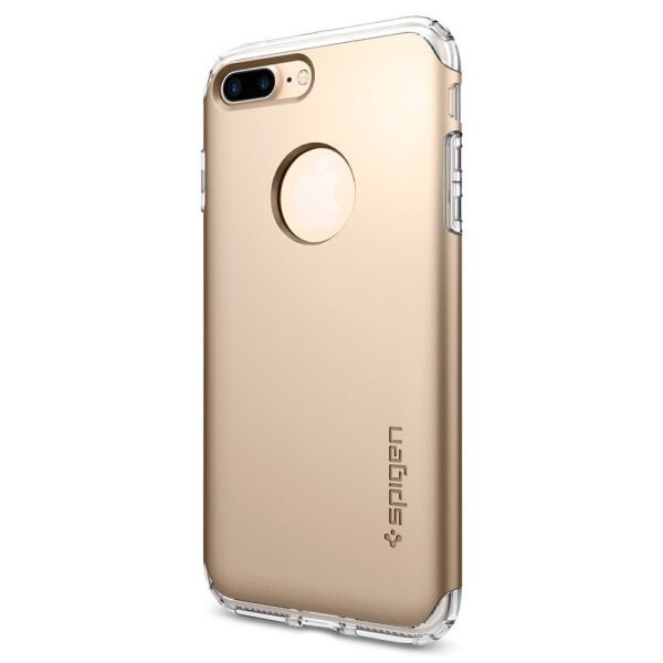 Spigen iPhone 7 Plus ile Uyumlu Kılıf Hybrid Armor Champagne Gold