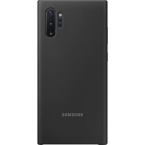 Galaxy Note 10 Plus ile Uyumlu Kılıf Silicone Cover Siyah EF-PN975TBEGWW (Out)