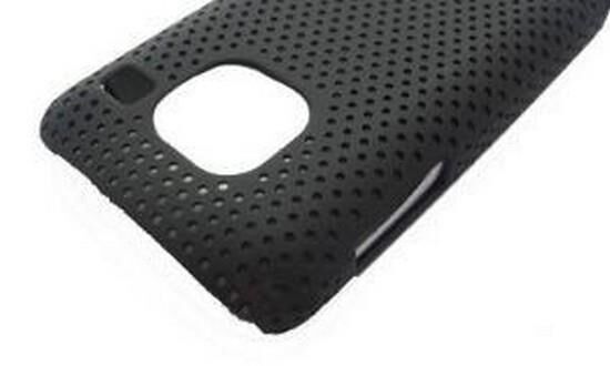 E5 ile Uyumlu Delikli Sert Kauçuk Kılıf Siyah Renk