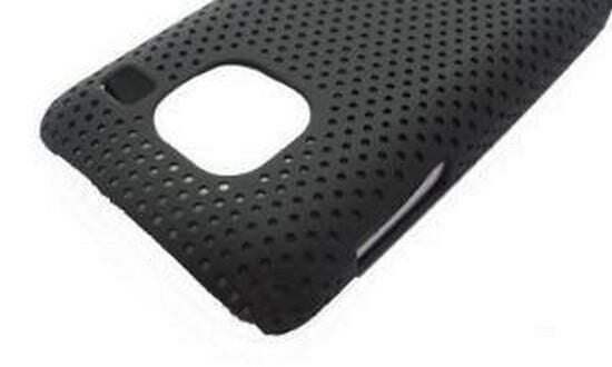 E5 ile Uyumlu Delikli Sert Kauçuk Kılıf Siyah Renk