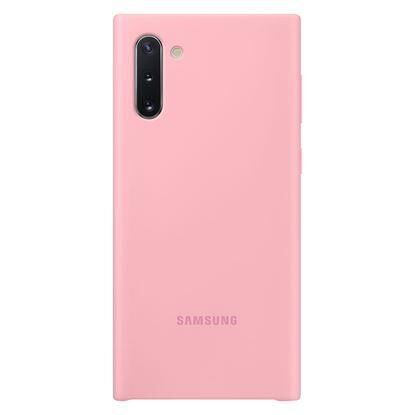 Galaxy Note 10 ile Uyumlu Silikon Kılıf Pembe EF-PN970TPEGWW (Out)