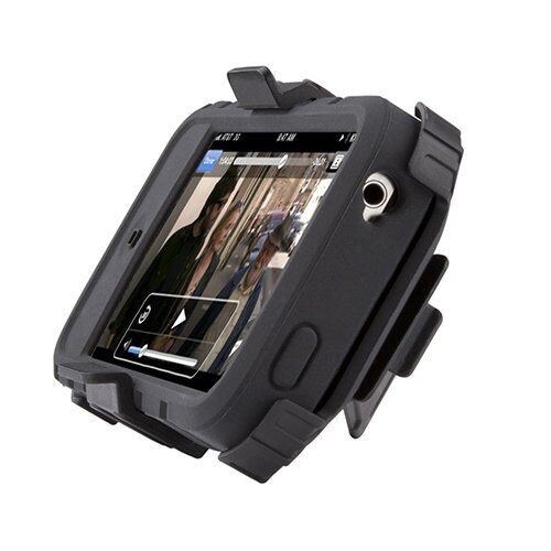 Speck ToughSkin iPhone 4S/4 ile Uyumlu Korumalı Standlı Kılıf Siyah