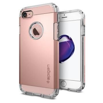 Spigen iPhone 7 ile Uyumlu Kılıf Tough Armor Rose Gold