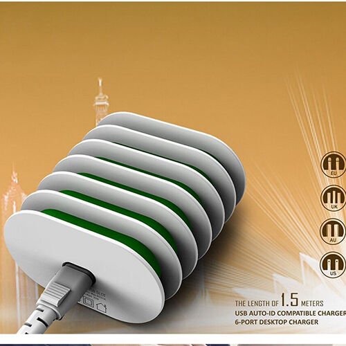 LDNIO Çoklu Standlı USB Şarj Cihazı 7A 6 Çıkışlı A6702