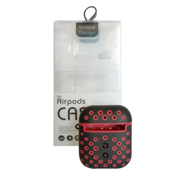 AirPods ile Uyumlu Sert Kılıf Kırmızı