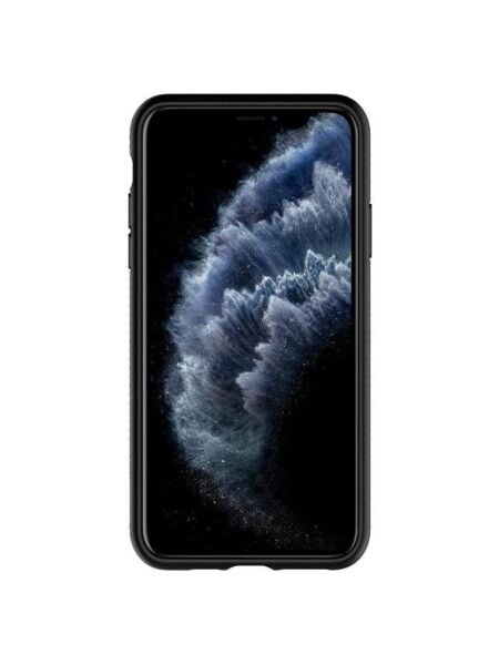 Spigen iPhone 11 ile Uyumlu Kılıf Liquid Air Matte Black