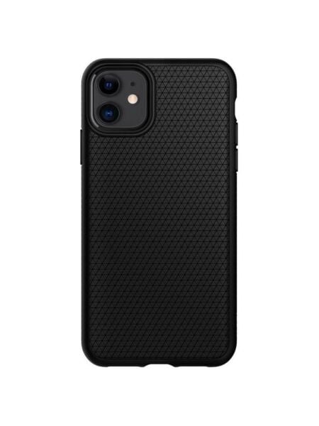 Spigen iPhone 11 ile Uyumlu Kılıf Liquid Air Matte Black
