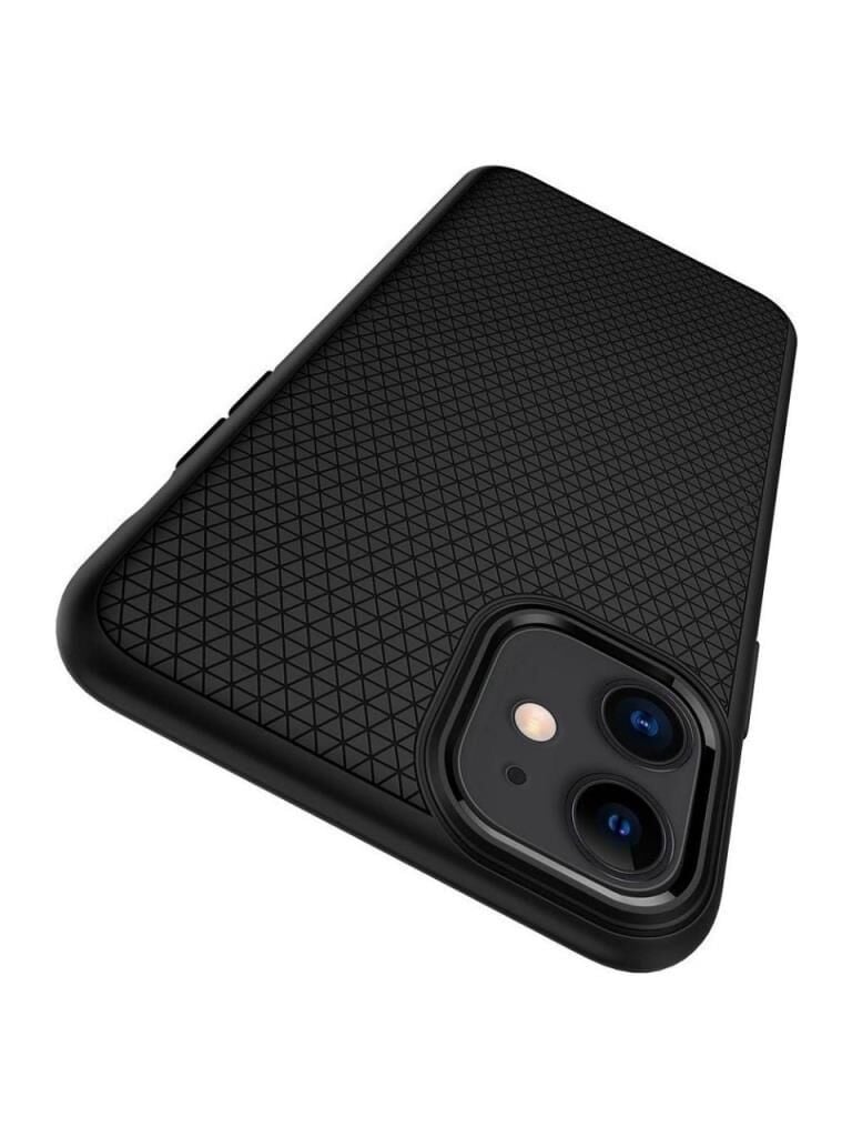 Spigen iPhone 11 ile Uyumlu Kılıf Liquid Air Matte Black