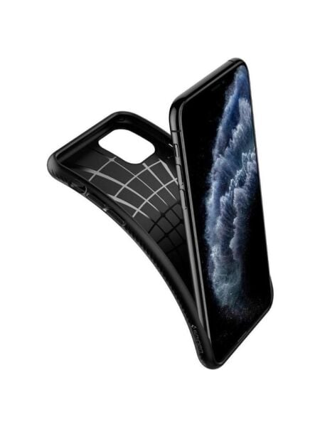 Spigen iPhone 11 ile Uyumlu Kılıf Liquid Air Matte Black