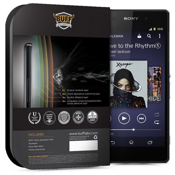 Buff Xperia Z2 ile Uyumlu Darbe Emici Film
