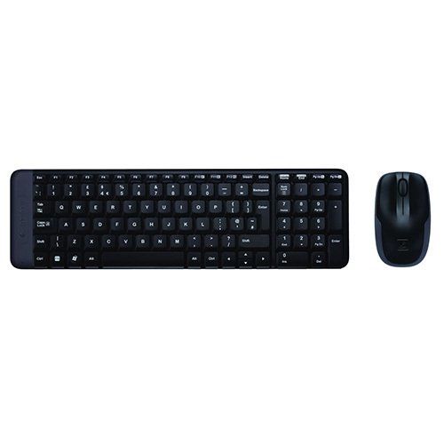 Logitech MK220 Kablosuz Türkçe Klavye Mouse Seti Siyah