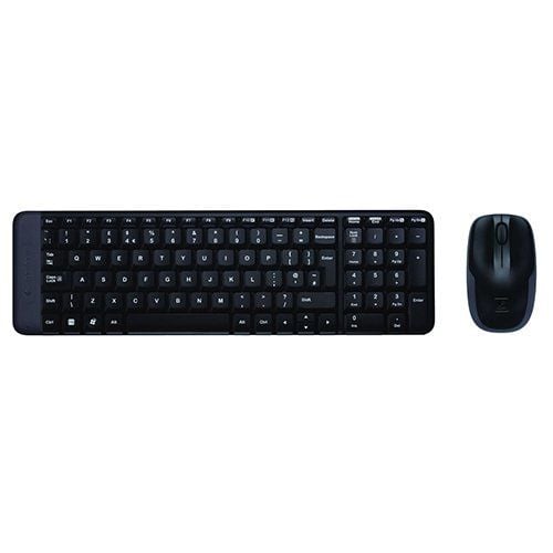 Logitech MK220 Kablosuz Türkçe Klavye Mouse Seti Siyah