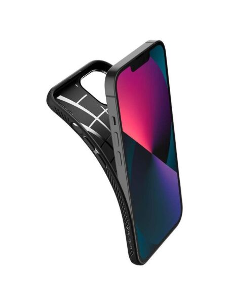 Spigen iPhone 13 Mini ile Uyumlu Kılıf Liquid Air Matte Black