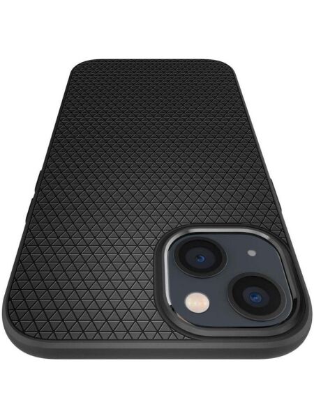 Spigen iPhone 13 Mini ile Uyumlu Kılıf Liquid Air Matte Black