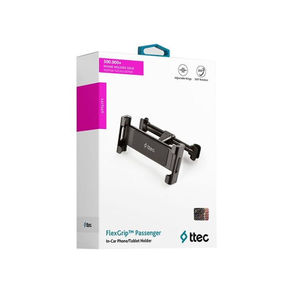 Ttec FlexGrip Passenger Koltuk Arkası Araç Telefon Tablet Tutucu