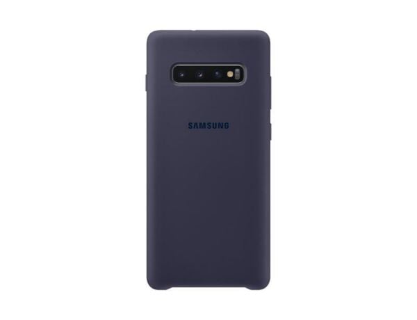 Galaxy S10 Plus ile Uyumlu Kılıf Silicone Cover Lacivert EF-PG975 (Out)