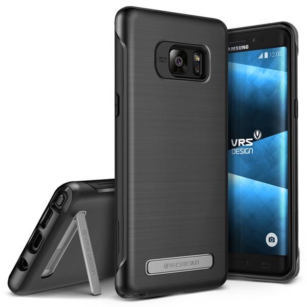 VRS Design Note FE Fan Edition ile Uyumlu Duo Guard Kılıf Dark Silver