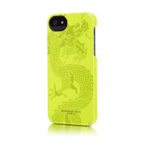 iPhone SE/5S/5 ile Uyumlu Shanghai Tang Hard Shell Sert Kılıf  Yeşil Dragon (ST-505)