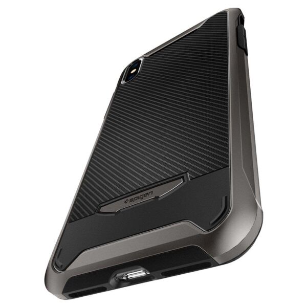 Spigen iPhone XS/X ile Uyumlu Kılıf Hybrid NX Gunmetal