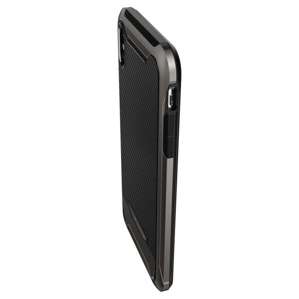 Spigen iPhone XS/X ile Uyumlu Kılıf Hybrid NX Gunmetal