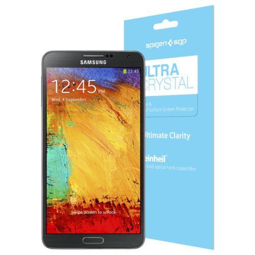 Spigen Galaxy Note 3 Neo ile Uyumlu Ekran Koruyucu Crystal CR 3 Adet