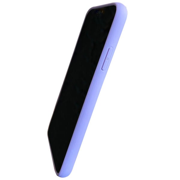 iPhone 11 ile Uyumlu Cappy Silikon Kılıf Lila