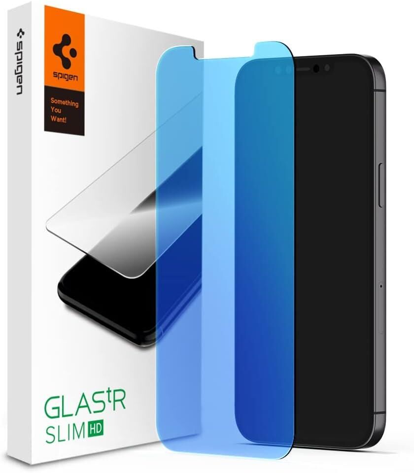 Spigen iPhone 12 Mini ile Uyumlu Cam Ekran Koruyucu GLAS.tR SLIM HD