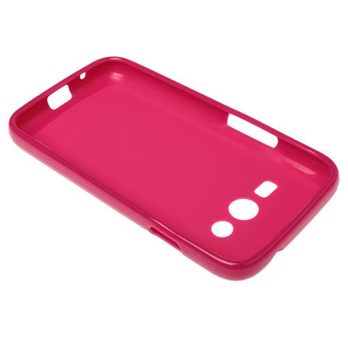 Galaxy Ace 4 G313 ile Uyumlu Silikon Kılıf Pembe