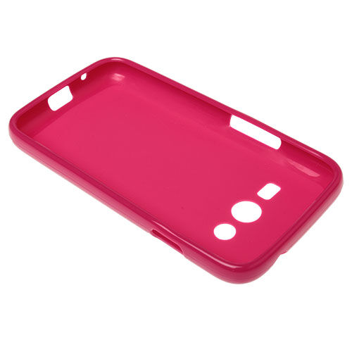 Galaxy Ace 4 G313 ile Uyumlu Silikon Kılıf Pembe