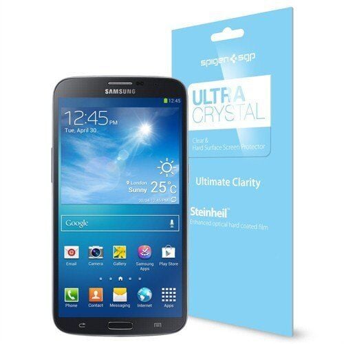 Spigen Galaxy Mega 6.3 ile Uyumlu Ekran Koruyucu Ultra Crystal