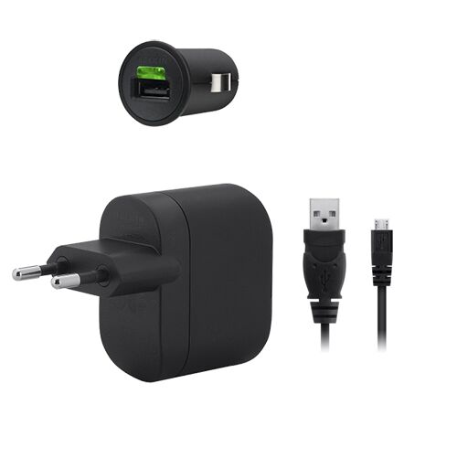 Belkin Marka Ev ve Araç Micro Usb Şarj Aleti Seti