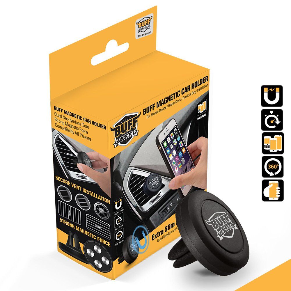 Buff Manyetik Araç Tutacağı