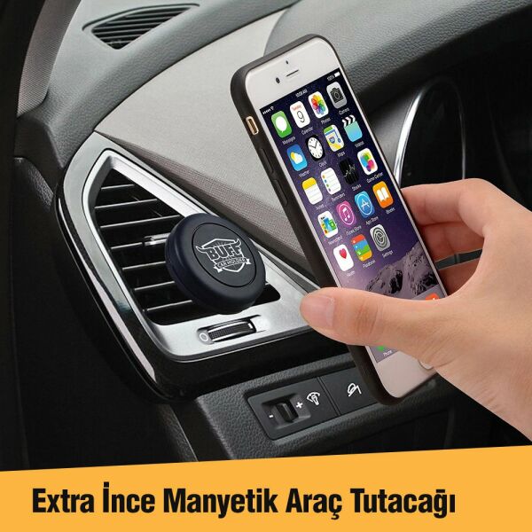 Buff Manyetik Araç Tutacağı