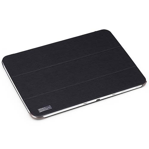 Galaxy Tab 3 10.1 P5200/P5210 ile Uyumlu ROCK Kapaklı Slim Kılıf Siyah