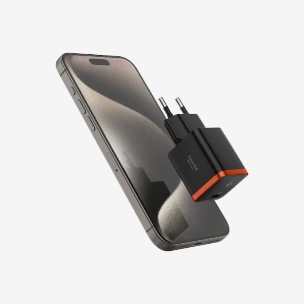 Spigen 30W USB-C Mini Adaptör - Samsung PPS Destekli Hızlı Şarj Aleti iPhone & Android & iPad & MacBook Type-C EE301 Black