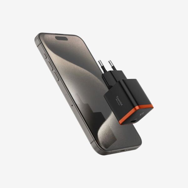 Spigen 30W USB-C Mini Adaptör - Samsung PPS Destekli Hızlı Şarj Aleti iPhone & Android & iPad & MacBook Type-C EE301 Black