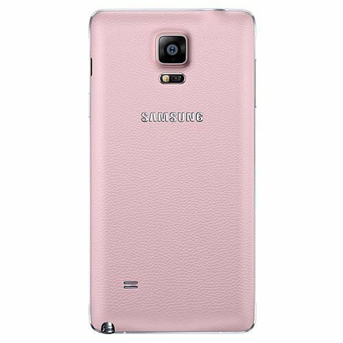 Galaxy Note 4 N910 ile Uyumlu Arka Kapak Pembe EF-ON910SPEGWW